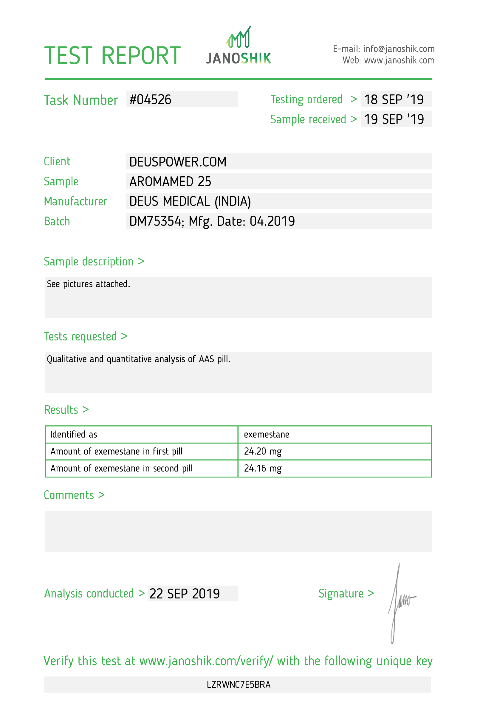 Laboratory Test for Deus Medical AROMAMED 25_Test Report.png